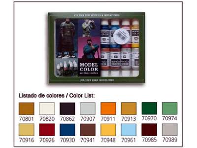 Zestaw farb Model Color - Marynarka (Epoka pary) - 16 farb - zdjęcie 1