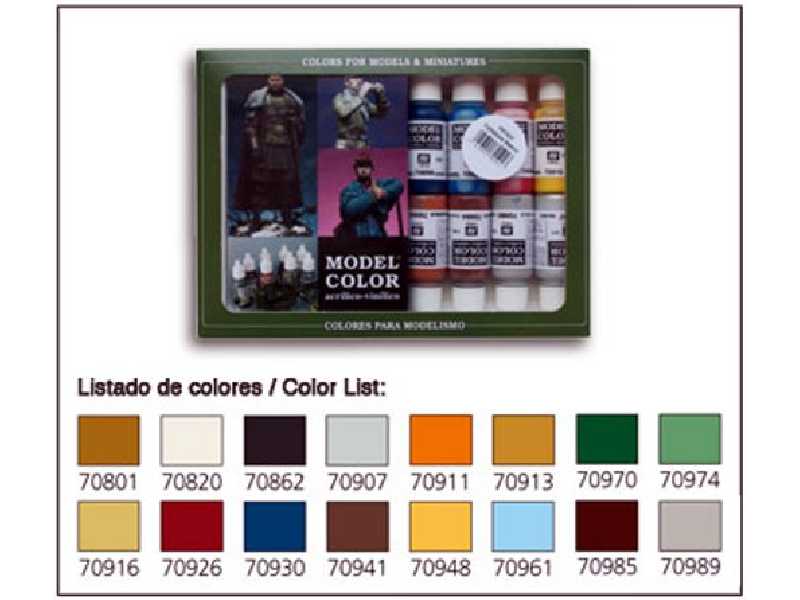 Zestaw farb Model Color - Marynarka (Epoka pary) - 16 farb - zdjęcie 1