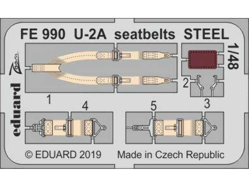 U-2A seatbelts STEEL 1/48 - Afv Club - zdjęcie 1 U-2A seatbelts STEEL 1/48 - Afv Club - zdjęcie 1