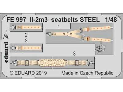 Il-2m3 seatbelts STEEL 1/48 - zdjęcie 1