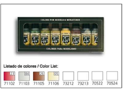 Zestaw farb Model Air - Kolory RLM III - 8 farb - zdjęcie 1