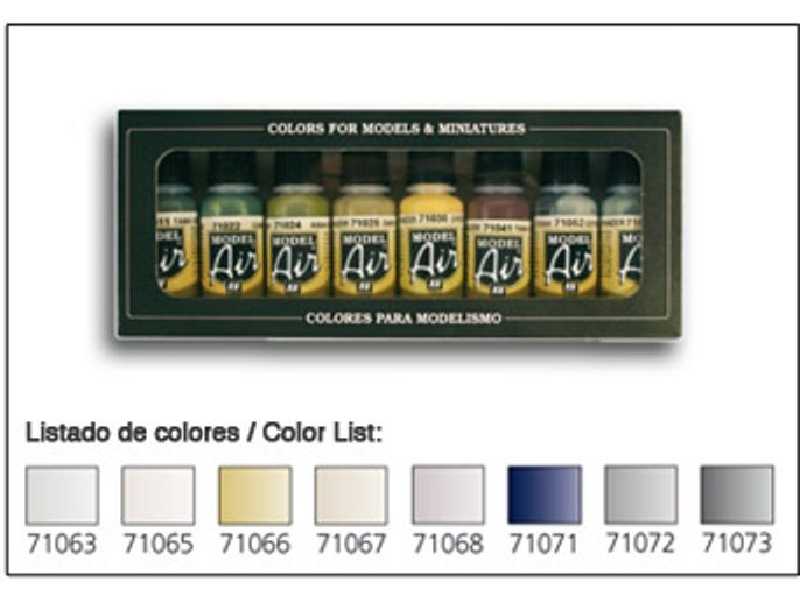 Zestaw farb Model Air - Kolory metaliczne - 8 farb - zdjęcie 1