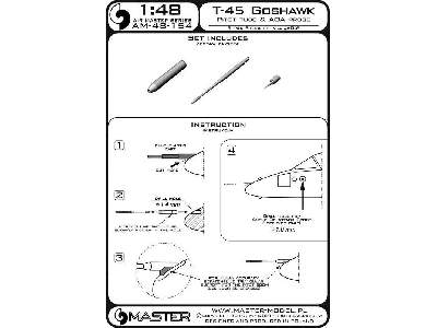 T-45 Goshawk - Rurka Pitota Oraz Sonda Angle Of Attack - zdjęcie 1