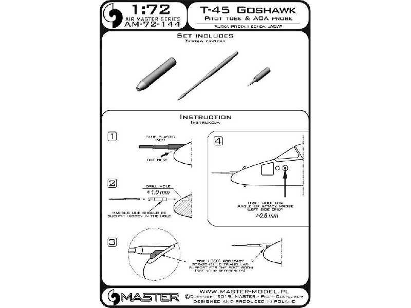 T-45 Goshawk - Pitot Tube & Angle Of Attack Probe - zdjęcie 1