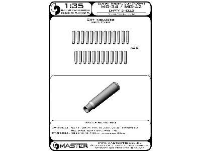 Mg-34/Mg-42 (7.92mm) - Łuski (25sztuk) - zdjęcie 3