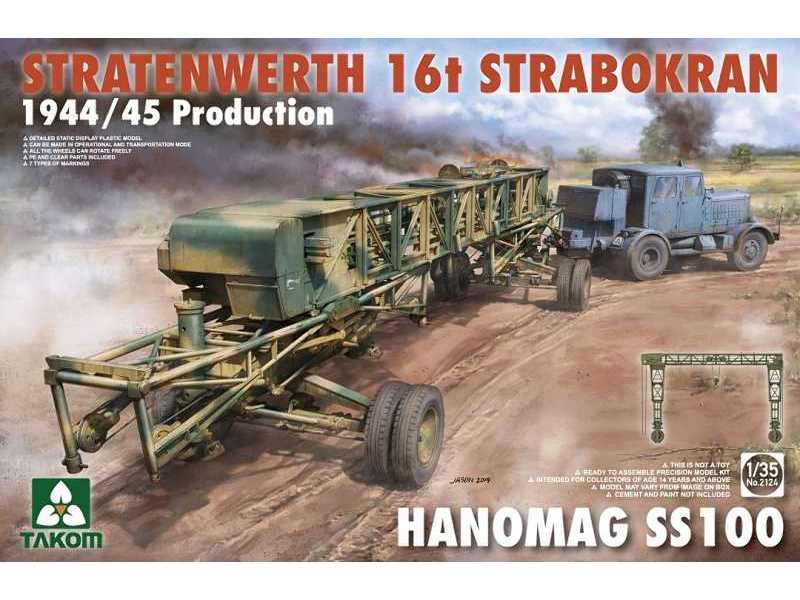 Stratenwerth 16T Strabokran 1944/45 Production Hanomag SS100 - zdjęcie 1