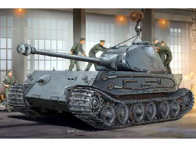 Ciężki czołg niemiecki VK4502 (P) Hintern - zdjęcie 1