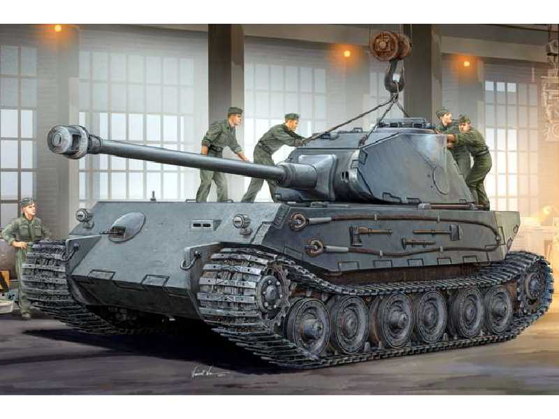 Ciężki czołg niemiecki VK4502 (P) Hintern - zdjęcie 1 Ciężki czołg niemiecki VK4502 (P) Hintern - zdjęcie 1
