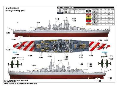 RN Littorio 1941 - włoski pancernik - zdjęcie 4