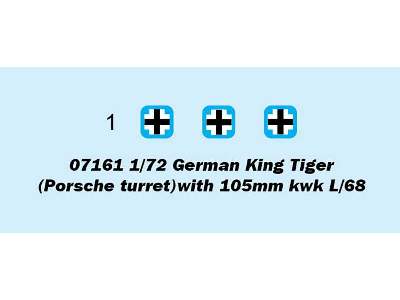 King Tiger z wieżą Porsche'a  i armatą 105mm Kwk L/68 - zdjęcie 3