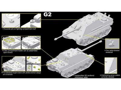 Jagdpanther Ausf.G1 późna produkcja / Ausf.G2 (2 w 1) - zdjęcie 21