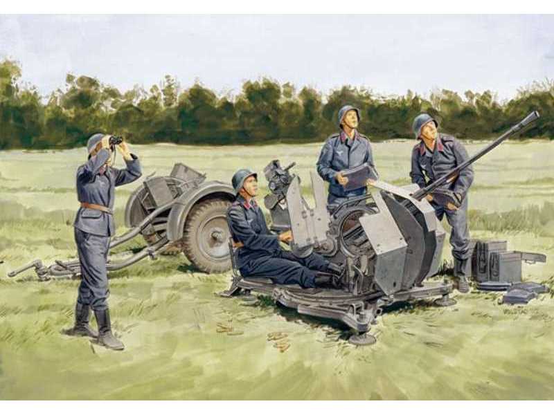 2cm FlaK 38 wczesna produkcja z Sd.Ah.51 i obsługą 2 w 1 - zdjęcie 1 2cm FlaK 38 wczesna produkcja z Sd.Ah.51 i obsługą 2 w 1 - zdjęcie 1