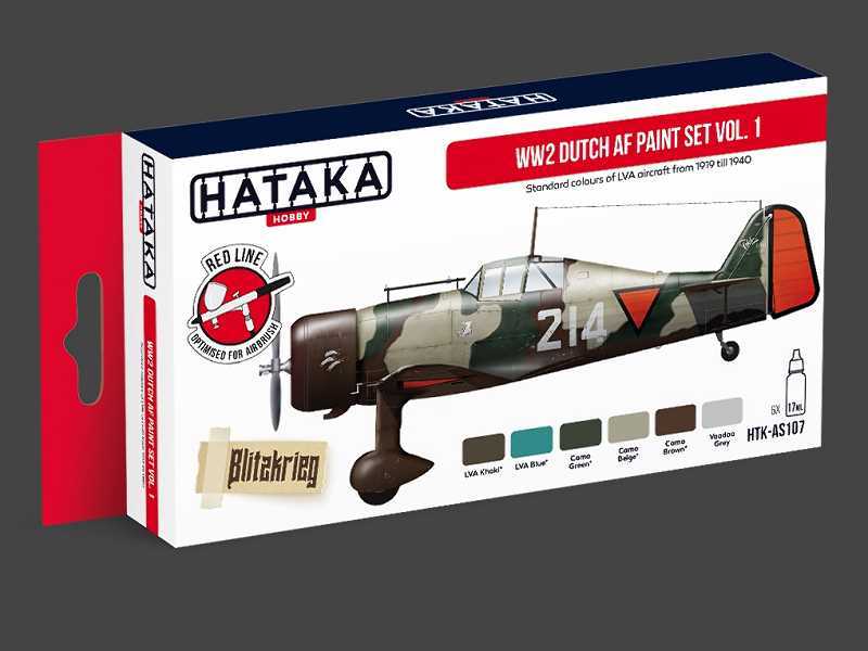 Htk-as107 WW2 Dutch Af Paint Set Vol. 1 - zdjęcie 1