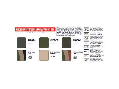 Htk-as108 Modern Australian Army Afv Paint Set - zdjęcie 2