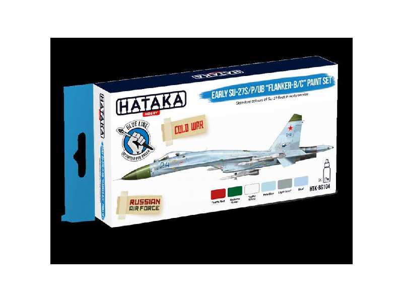 Htk-bs104 Early Su-27s/P/Ubflanker-b/Cpaint Set - zdjęcie 1