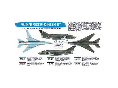 Htk-bs47 Polish Air Force Su-22m4 Paint Set - zdjęcie 2