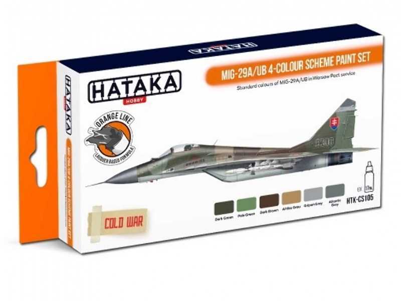 Mig-29a/Ub 4 - Colour Scheme Paint Set - zdjęcie 1 Mig-29a/Ub 4 - Colour Scheme Paint Set - zdjęcie 1