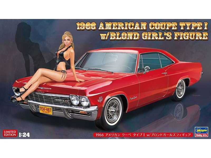 52202 1966 American Coupe Type I w/Blond Girl's Figure - zdjęcie 1 52202 1966 American Coupe Type I w/Blond Girl's Figure - zdjęcie 1