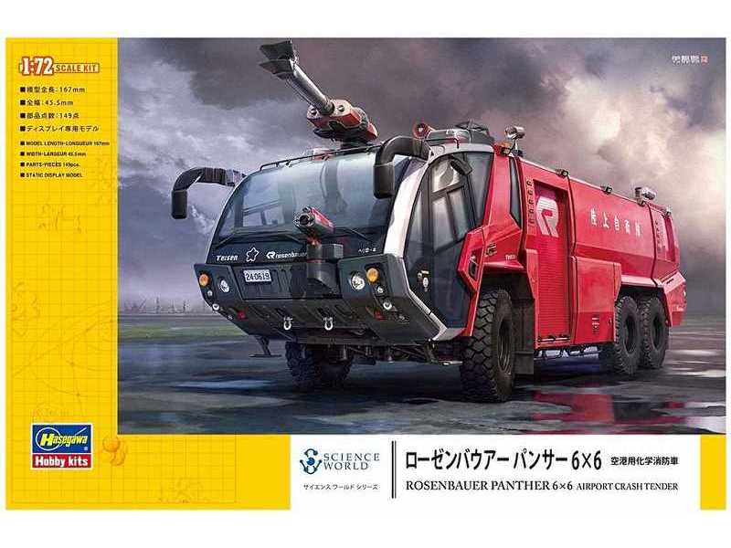 Rosenbauer Panther 6x6 pojazd ratownictwa lotniskowego - zdjęcie 1 Rosenbauer Panther 6x6 pojazd ratownictwa lotniskowego - zdjęcie 1