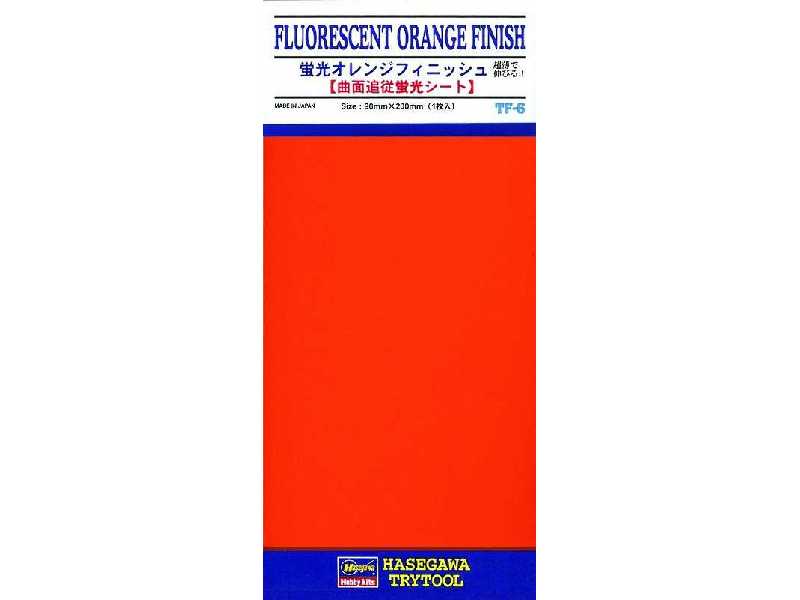 71806 Fluorescent Orange Finish 1 sheet (90 x 200mm) - zdjęcie 1 71806 Fluorescent Orange Finish 1 sheet (90 x 200mm) - zdjęcie 1