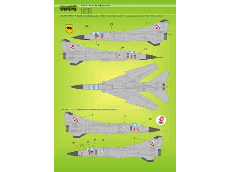 Mig-23mf In Polish Service N - zdjęcie 1