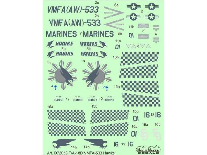 F/A-18d Vmfa-533 Hawks - zdjęcie 1 F/A-18d Vmfa-533 Hawks - zdjęcie 1