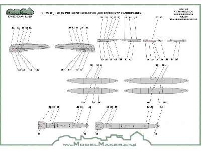 Su-22m4/Um-3k Polish Stencils - zdjęcie 4