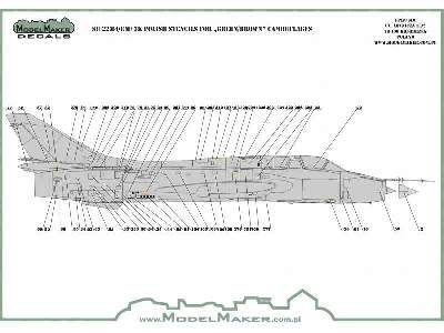 Su-22m4/Um-3k Polish Stencils - zdjęcie 5