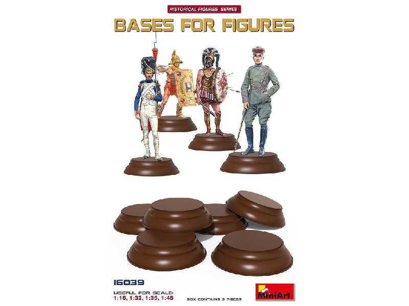 Podstawki pod figurki - 6 sztuk - zdjęcie 1 Podstawki pod figurki - 6 sztuk - zdjęcie 1