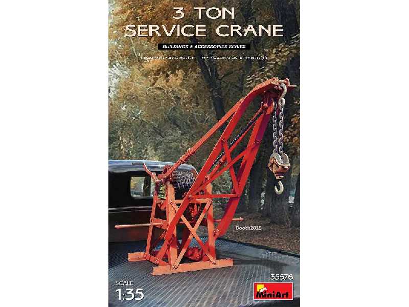 Dźwig serwisowy - 3 tony - zdjęcie 1 Dźwig serwisowy - 3 tony - zdjęcie 1