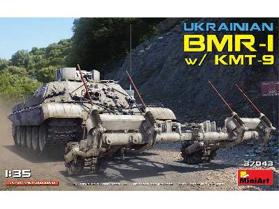 Ukraiński BMR-1 z trałem KMT-9 - zdjęcie 1