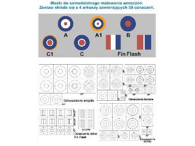 Supermarine Spitfire RAF - oznaczenia - zdjęcie 1