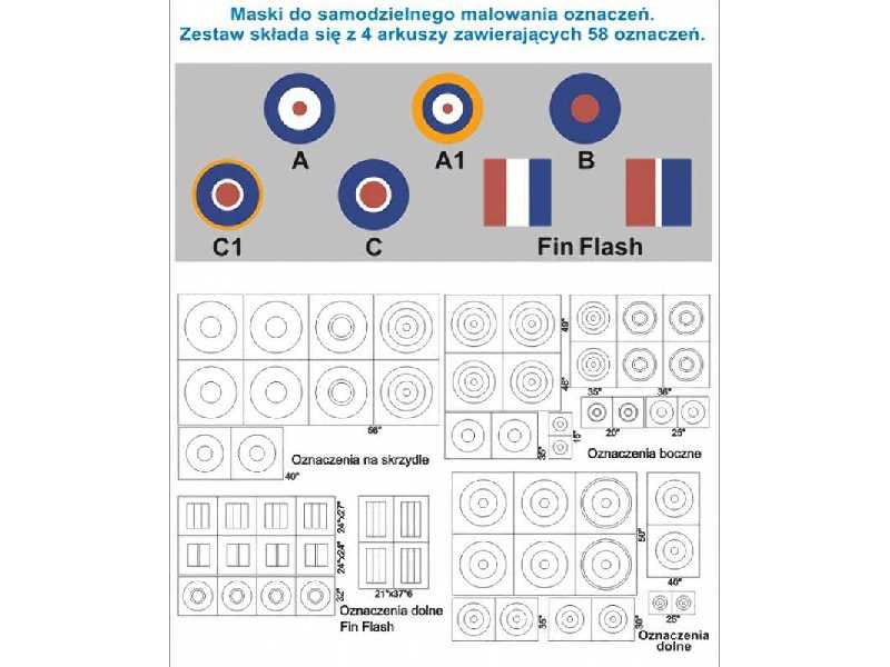 Supermarine Spitfire RAF - oznaczenia - zdjęcie 1