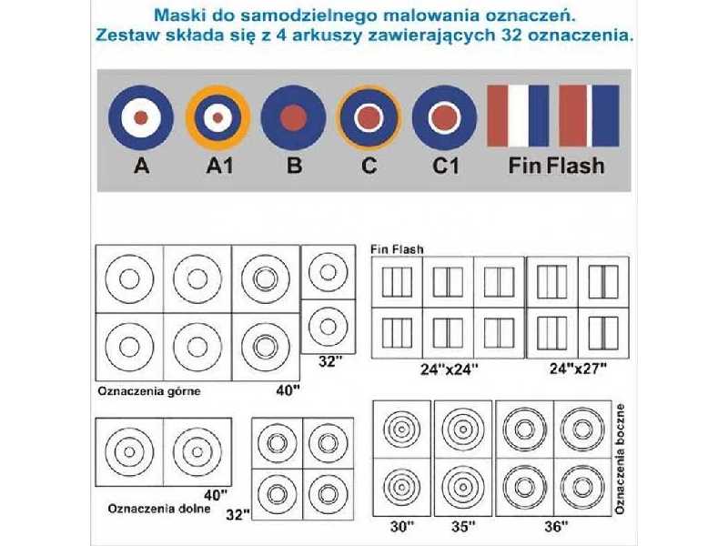 N.A. Mustang RAF - oznaczenia - zdjęcie 1