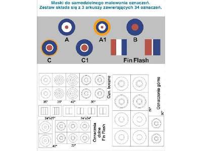 Hawker Typhoon, Tempest RAF - oznaczenia - zdjęcie 1