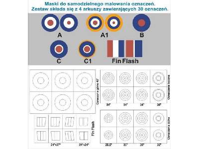 Bell P-39 Aircobra RAF - oznaczenia - zdjęcie 1