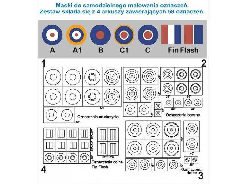 Supermarine Spitfire RAF - oznaczenia - zdjęcie 1