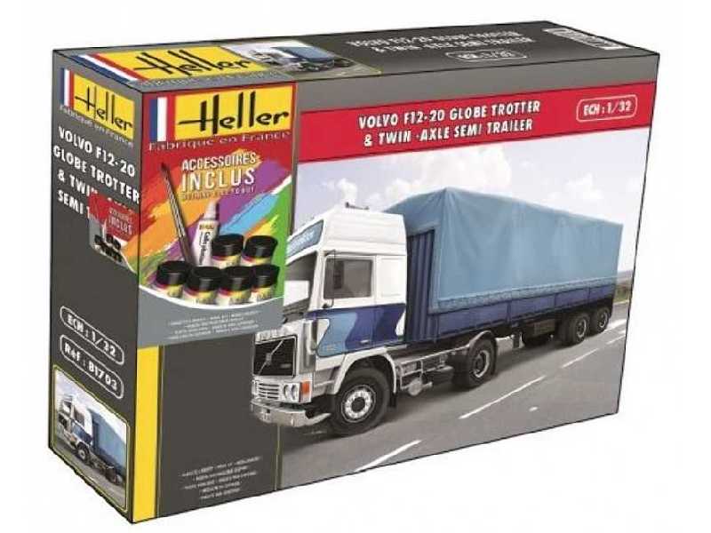 Volvo F12-20 Globe Trotter & Twin - Axle Semi Trailer - Starter - zdjęcie 1 Volvo F12-20 Globe Trotter & Twin - Axle Semi Trailer - Starter - zdjęcie 1