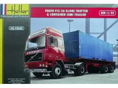 Volvo F12-20 Globe Trotter & Container Semi Trailer - zdjęcie 1