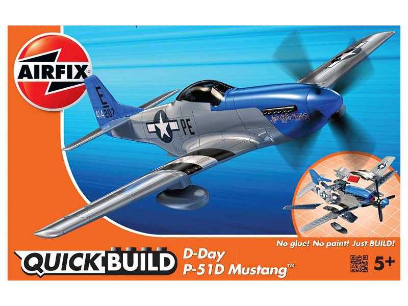 QUICKBUILD D-Day P-51D Mustang - zdjęcie 1 QUICKBUILD D-Day P-51D Mustang - zdjęcie 1