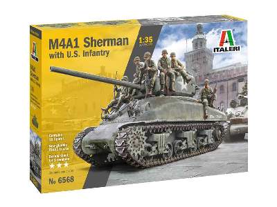 M4A1 Sherman z amerykańską piechotą - zdjęcie 2