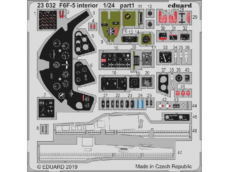 F6F-5 interior 1/24 - zdjęcie 1