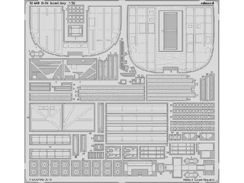 B-24 bomb bay 1/32 - Hobby Boss - zdjęcie 1 B-24 bomb bay 1/32 - Hobby Boss - zdjęcie 1