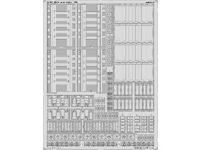 B-24 bomb racks 1/32 - Hobby Boss - zdjęcie 1