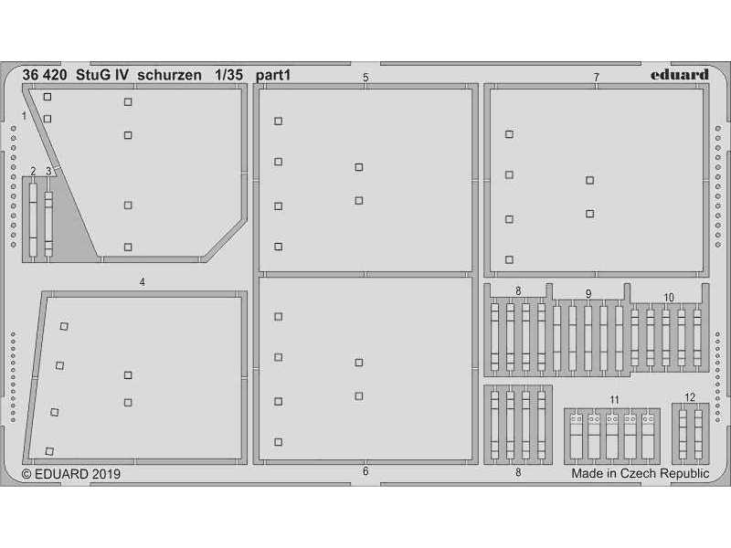 StuG IV schurzen 1/35 - Academy - zdjęcie 1 StuG IV schurzen 1/35 - Academy - zdjęcie 1