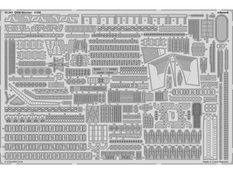 DKM Blücher 1/350 - Trumpeter - zdjęcie 1 DKM Blücher 1/350 - Trumpeter - zdjęcie 1