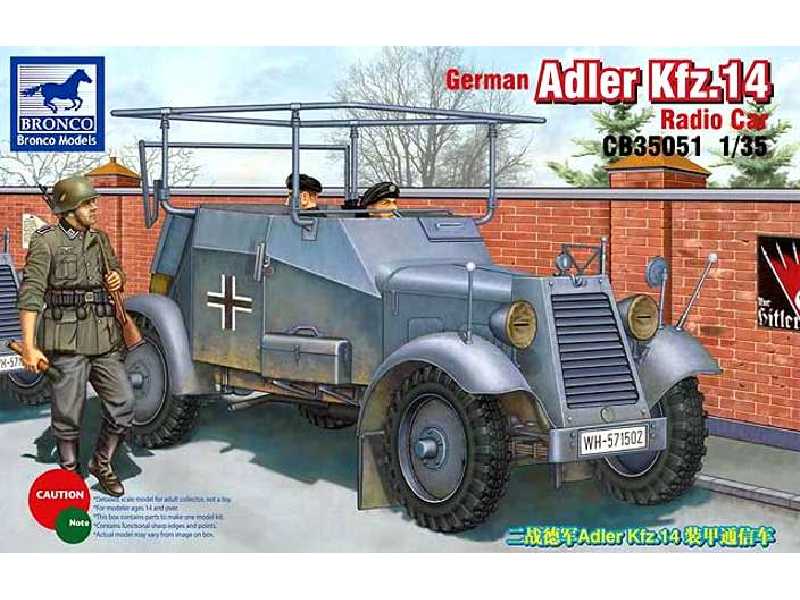 Adler Kfz.14 - niemiecki wóz łączności - zdjęcie 1 Adler Kfz.14 - niemiecki wóz łączności - zdjęcie 1