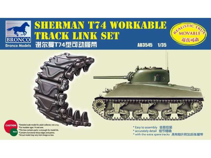 Gąsienice T74 do czołgu Sherman - zdjęcie 1