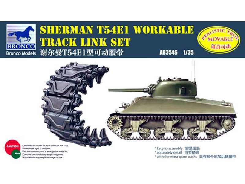 Gąsienice T54E1 do czołgu Sherman - zdjęcie 1