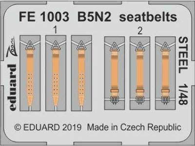 B5N2 seatbelts STEEL 1/48 - zdjęcie 1